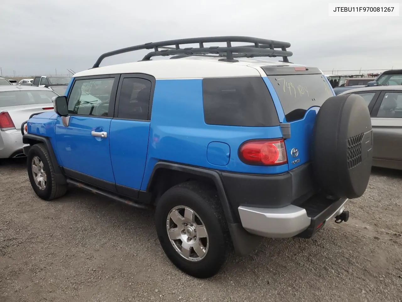 2007 Toyota Fj Cruiser VIN: JTEBU11F970081267 Lot: 74911814