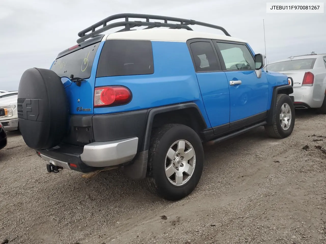 2007 Toyota Fj Cruiser VIN: JTEBU11F970081267 Lot: 74911814