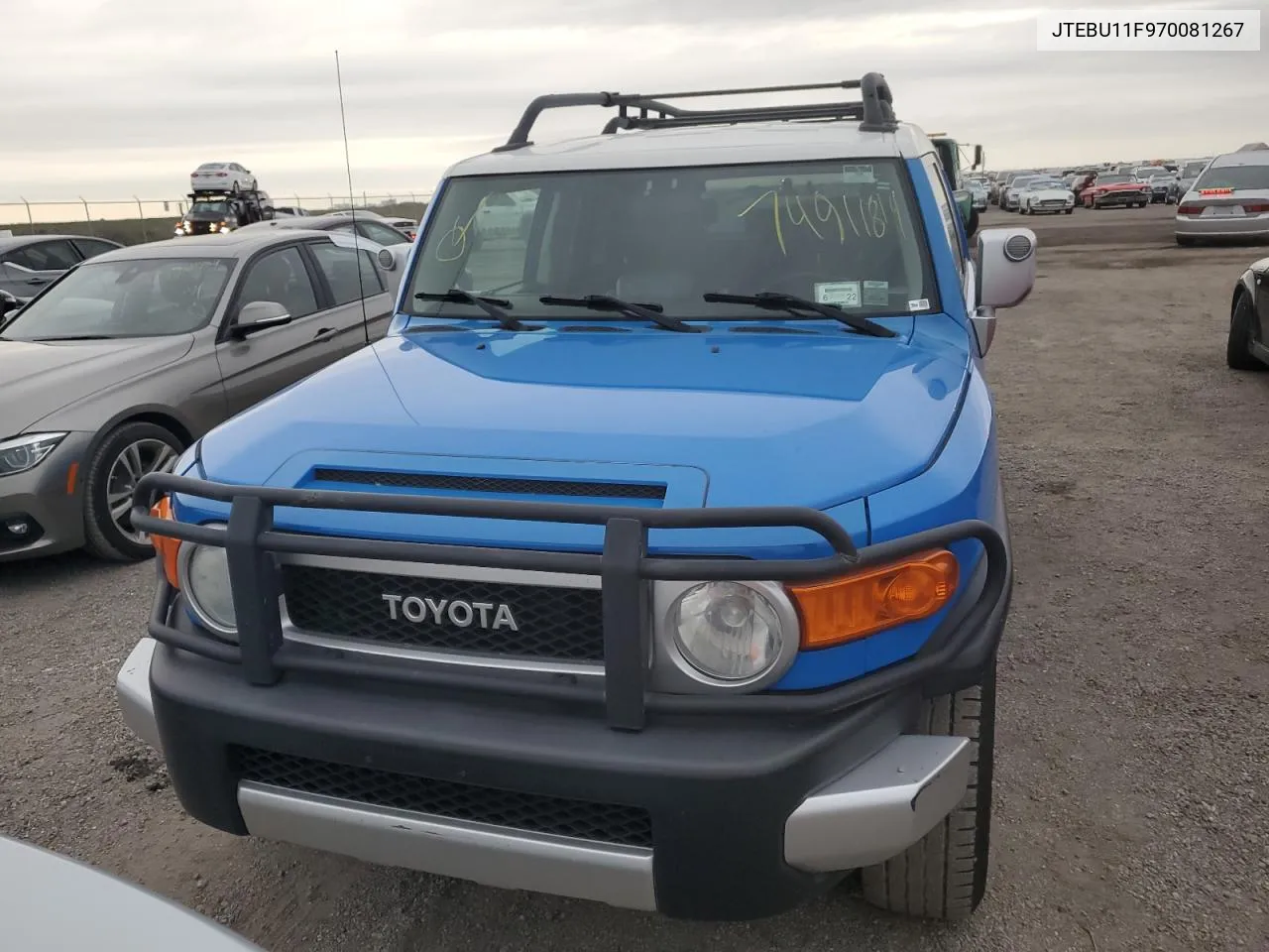 2007 Toyota Fj Cruiser VIN: JTEBU11F970081267 Lot: 74911814