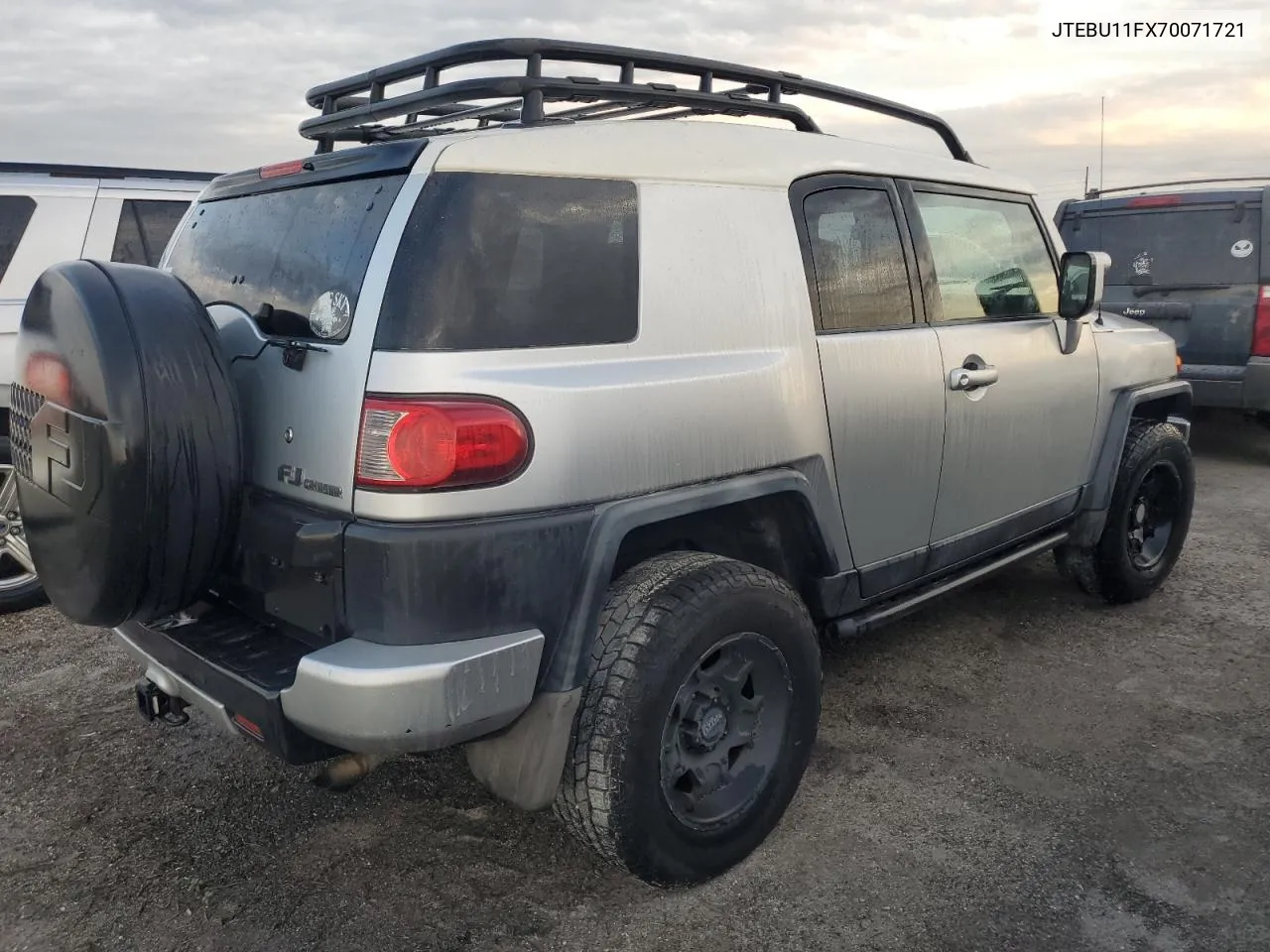 2007 Toyota Fj Cruiser VIN: JTEBU11FX70071721 Lot: 74950074