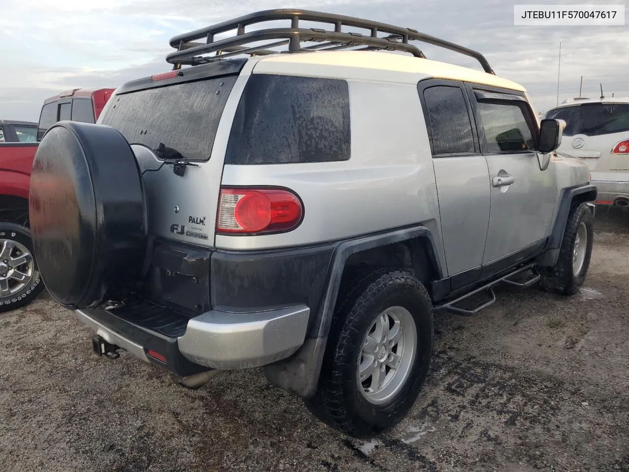 2007 Toyota Fj Cruiser VIN: JTEBU11F570047617 Lot: 74951484