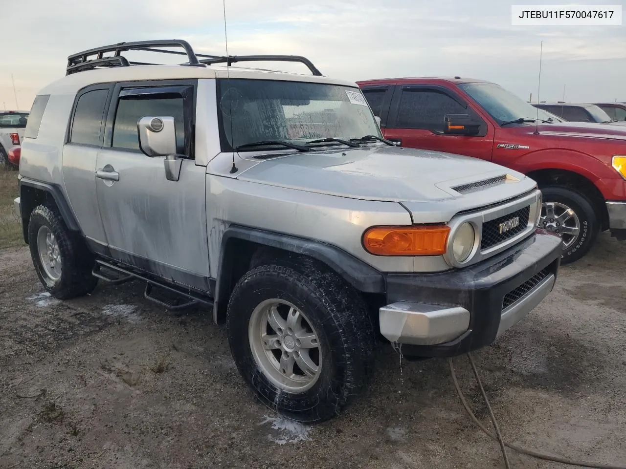 2007 Toyota Fj Cruiser VIN: JTEBU11F570047617 Lot: 74951484