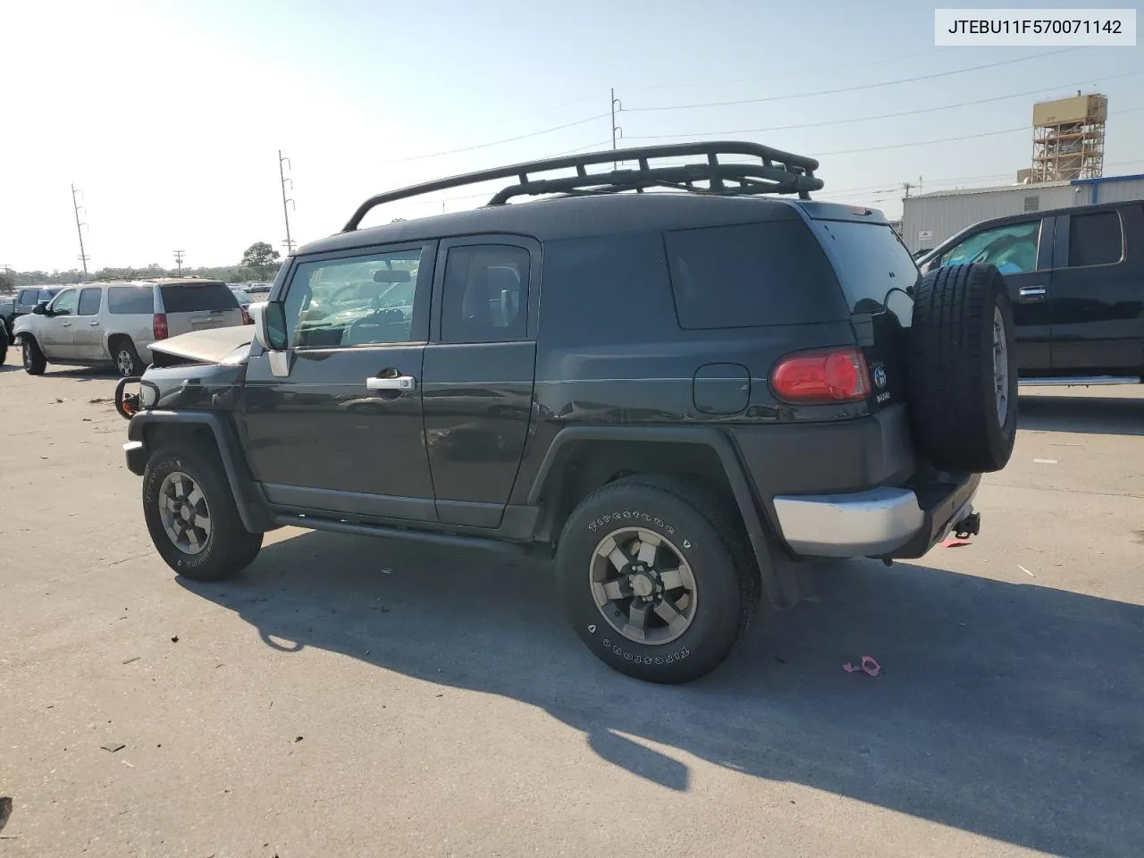 2007 Toyota Fj Cruiser VIN: JTEBU11F570071142 Lot: 74987214