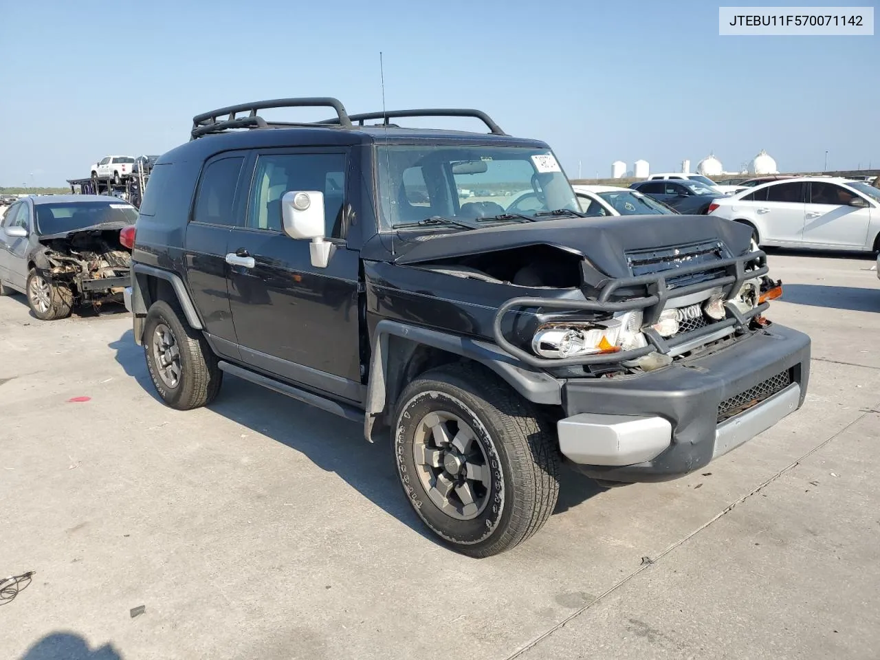 2007 Toyota Fj Cruiser VIN: JTEBU11F570071142 Lot: 74987214