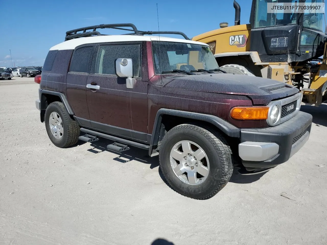 2007 Toyota Fj Cruiser VIN: JTEBU11F770039907 Lot: 74998124