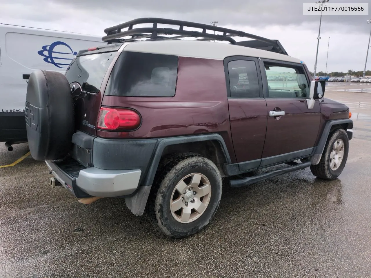 2007 Toyota Fj Cruiser VIN: JTEZU11F770015556 Lot: 75105044