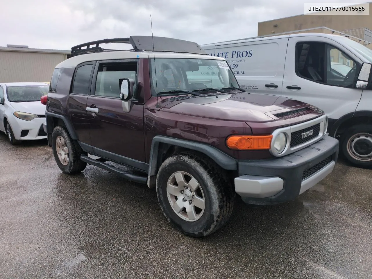 2007 Toyota Fj Cruiser VIN: JTEZU11F770015556 Lot: 75105044