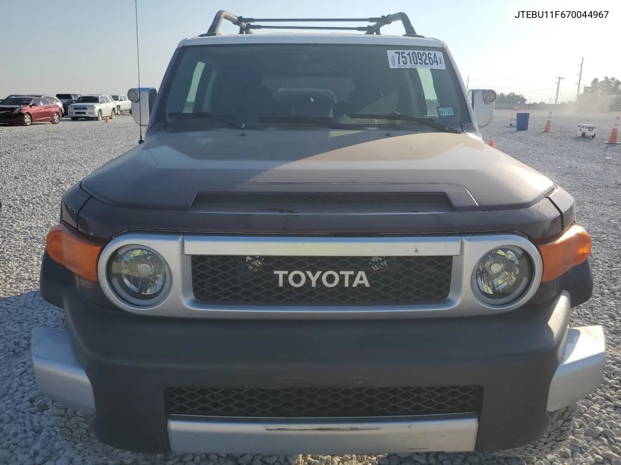 2007 Toyota Fj Cruiser VIN: JTEBU11F670044967 Lot: 75109264