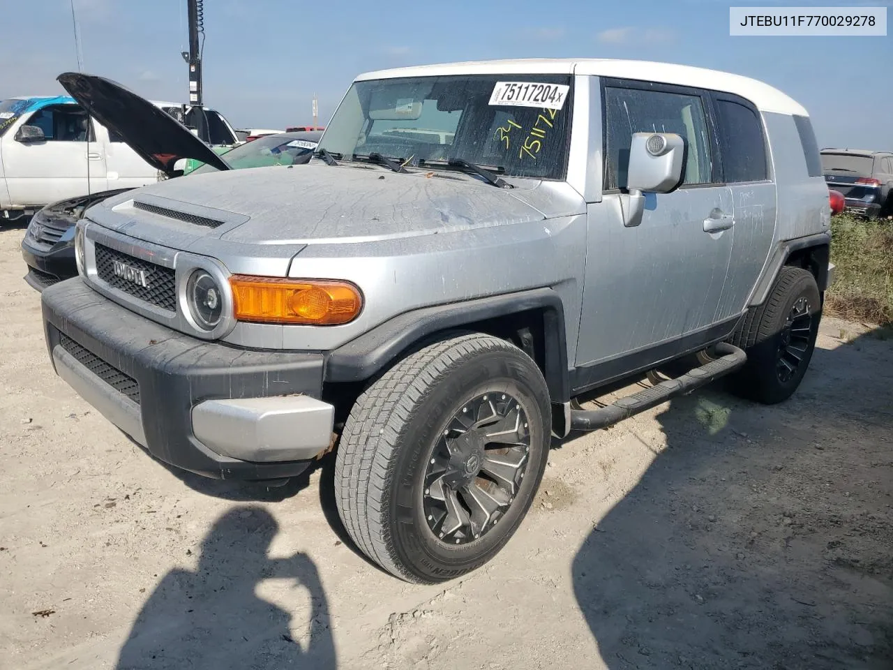 2007 Toyota Fj Cruiser VIN: JTEBU11F770029278 Lot: 75117204