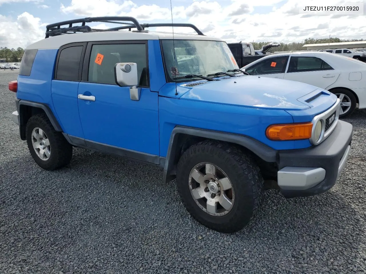 2007 Toyota Fj Cruiser VIN: JTEZU11F270015920 Lot: 75133674