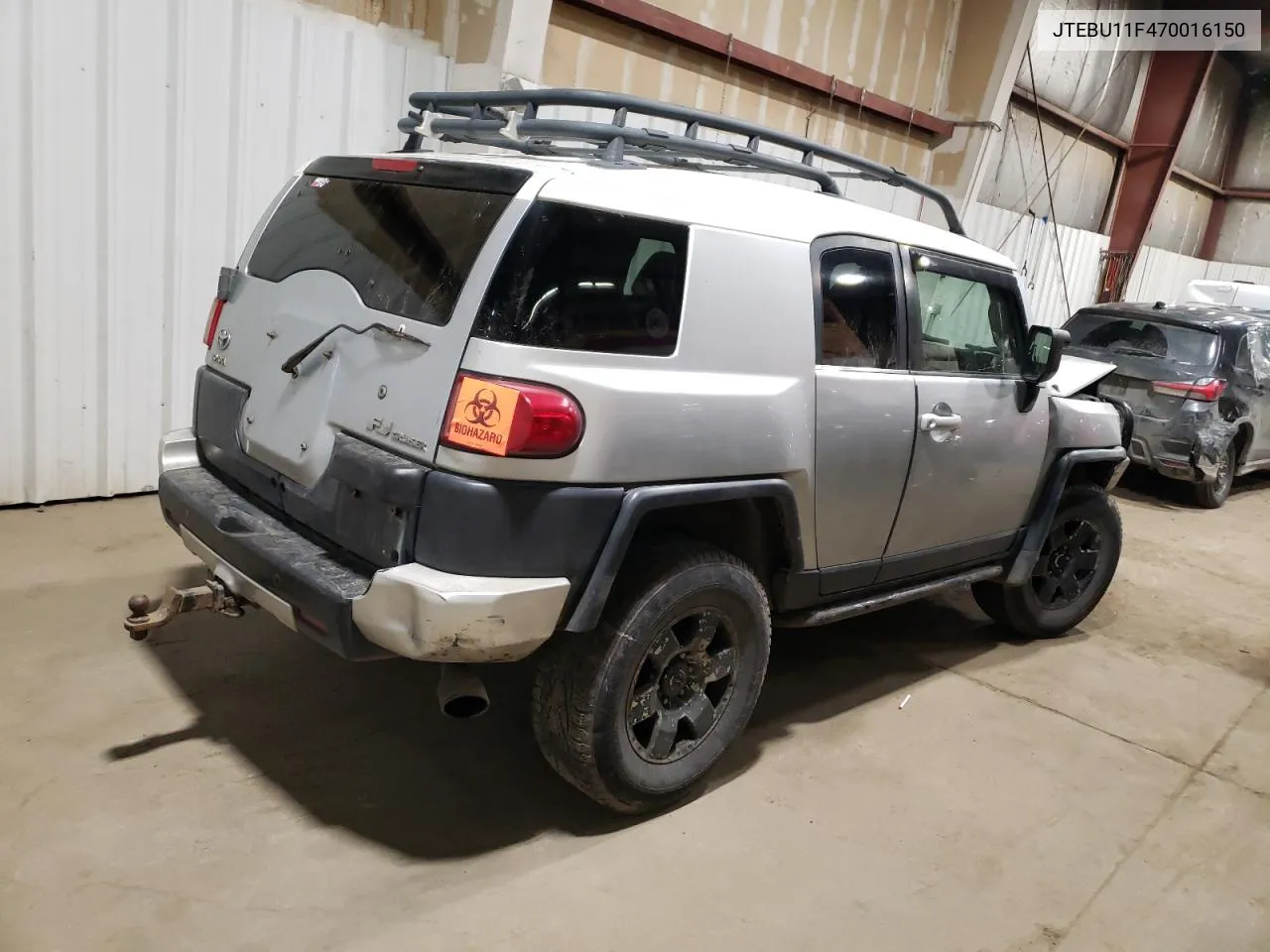 2007 Toyota Fj Cruiser VIN: JTEBU11F470016150 Lot: 75348684