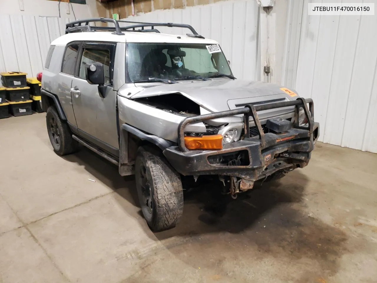 2007 Toyota Fj Cruiser VIN: JTEBU11F470016150 Lot: 75348684