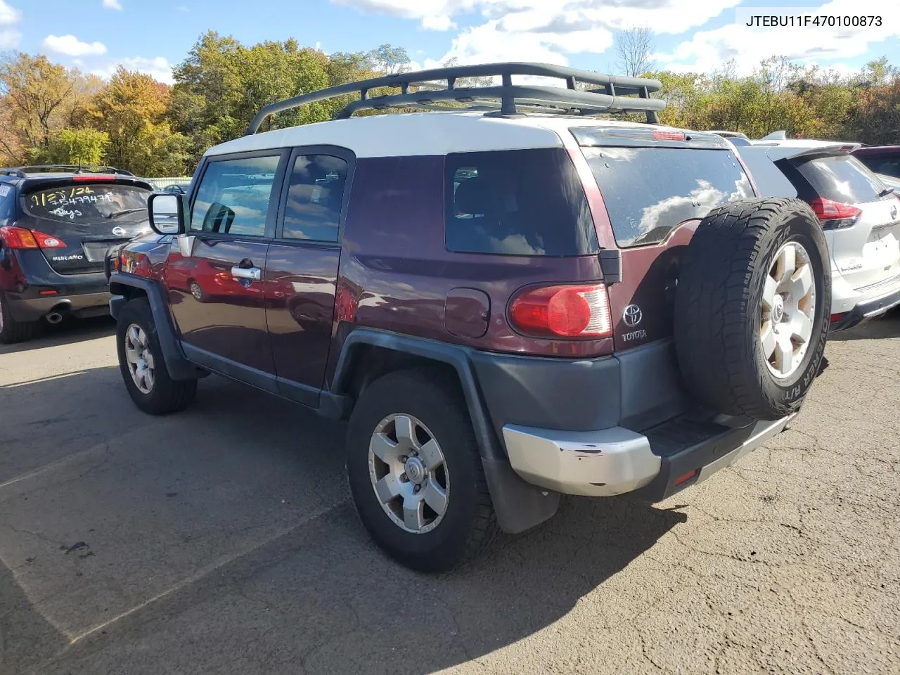 2007 Toyota Fj Cruiser VIN: JTEBU11F470100873 Lot: 75437814