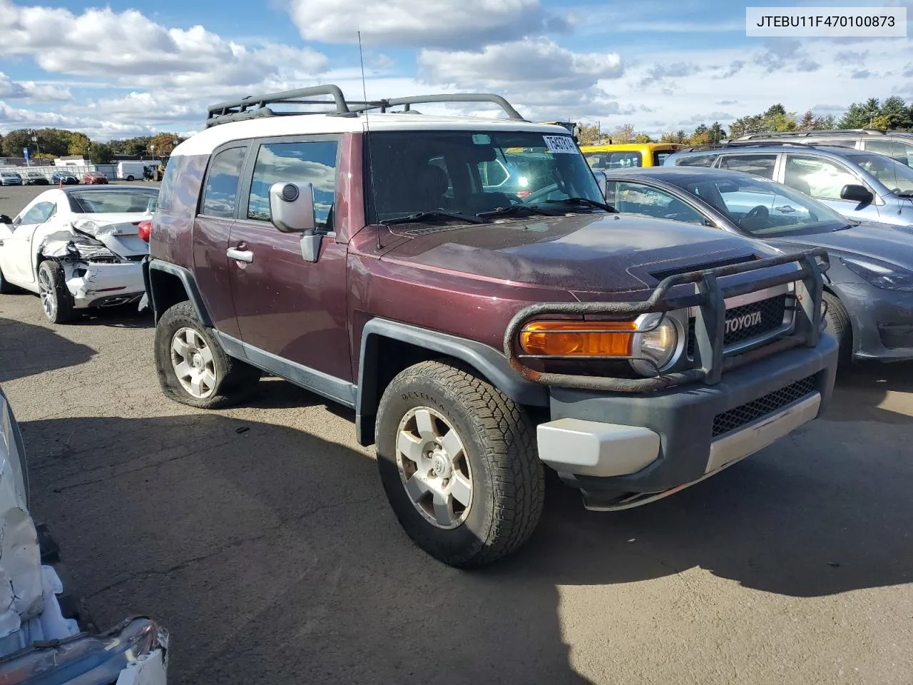 2007 Toyota Fj Cruiser VIN: JTEBU11F470100873 Lot: 75437814