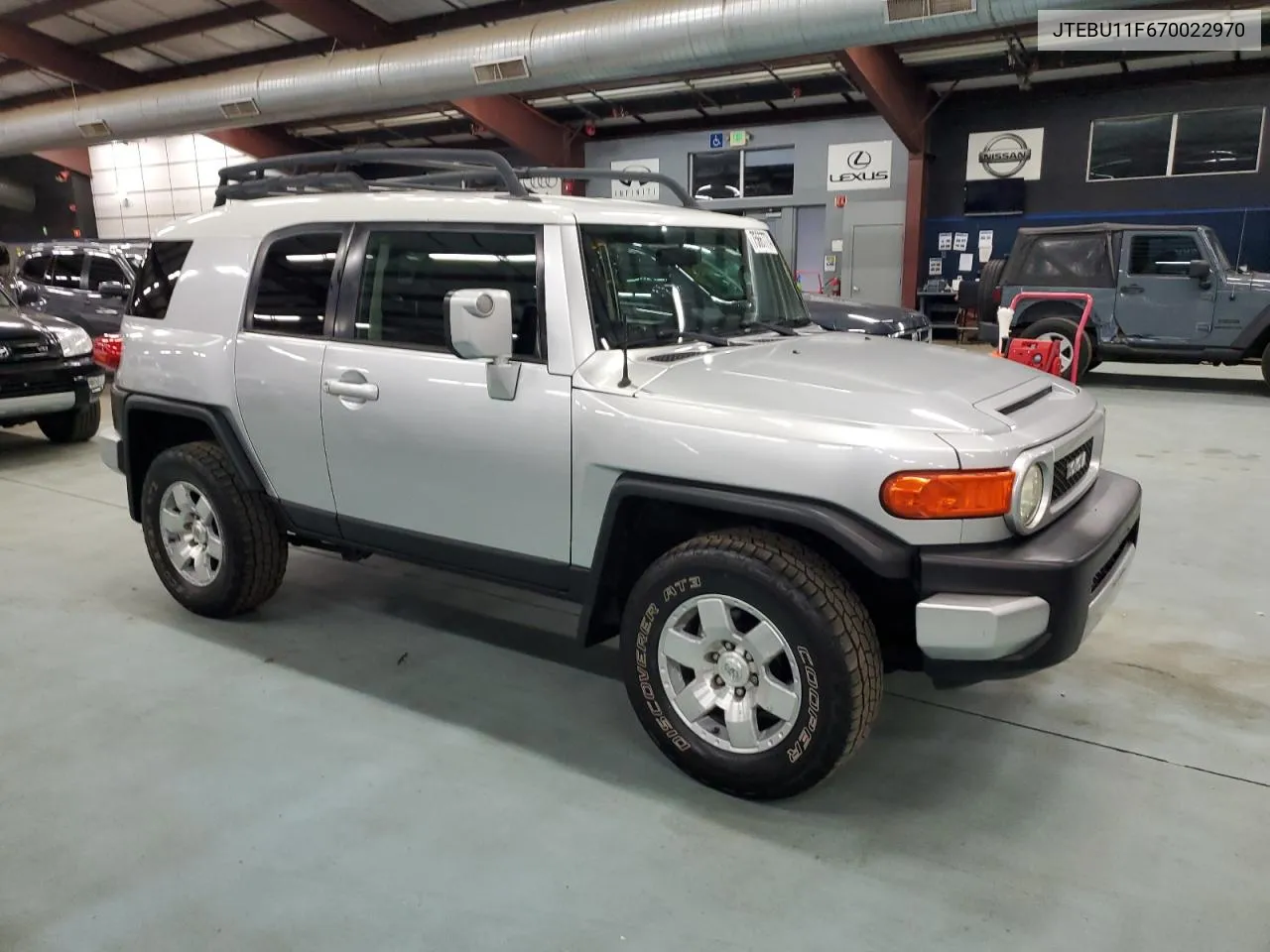 2007 Toyota Fj Cruiser VIN: JTEBU11F670022970 Lot: 75667774