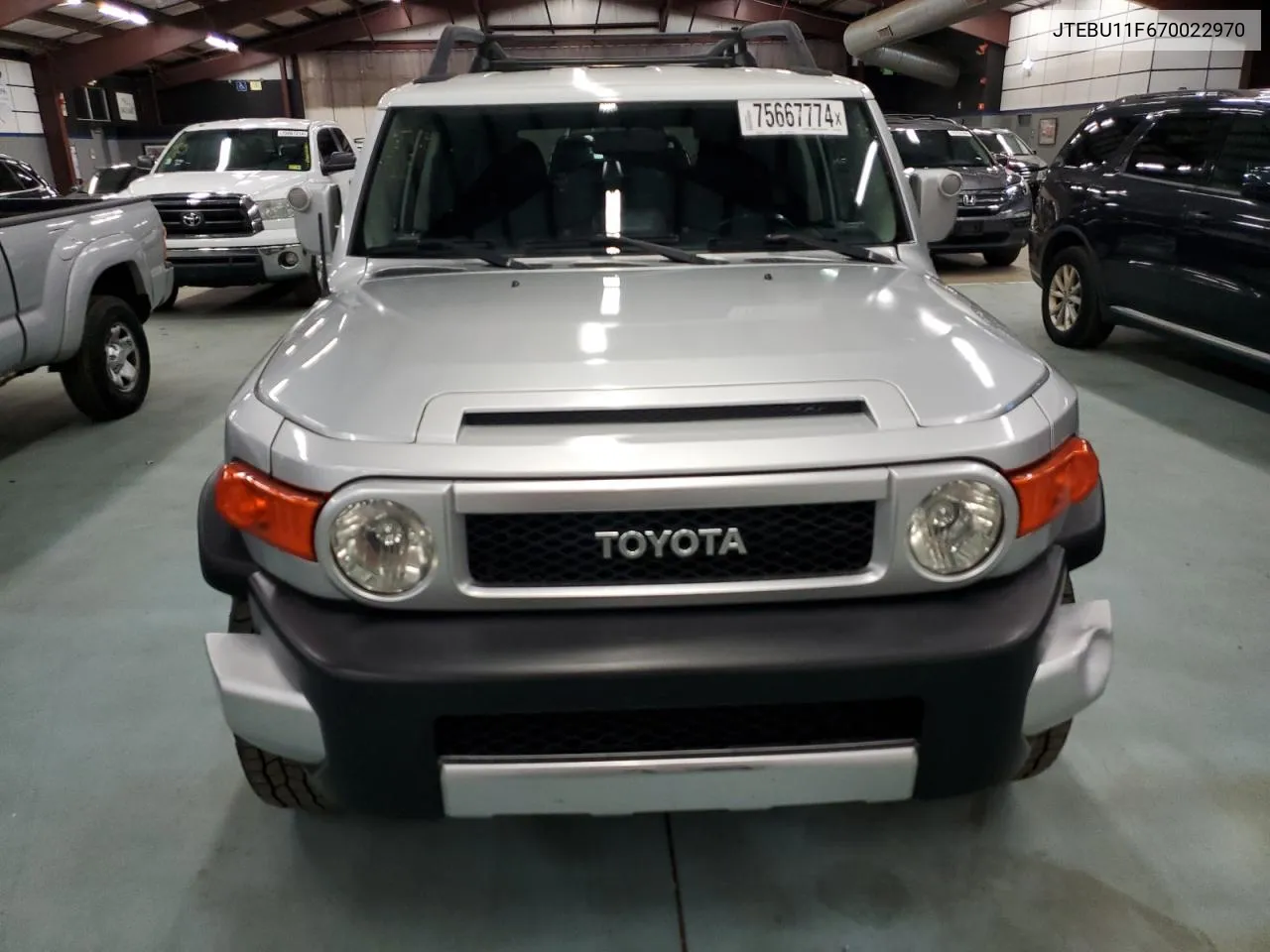 2007 Toyota Fj Cruiser VIN: JTEBU11F670022970 Lot: 75667774