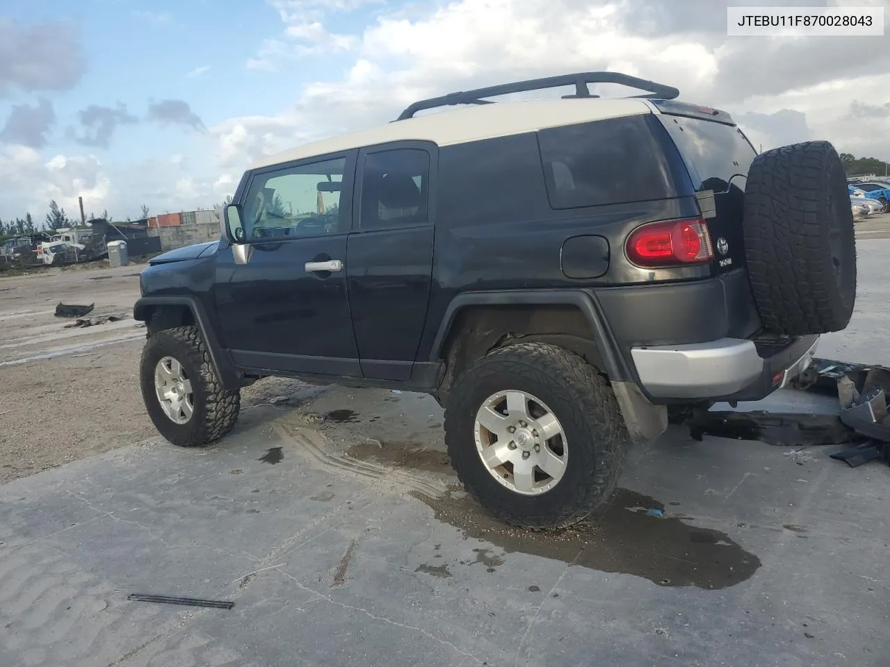 2007 Toyota Fj Cruiser VIN: JTEBU11F870028043 Lot: 75672044