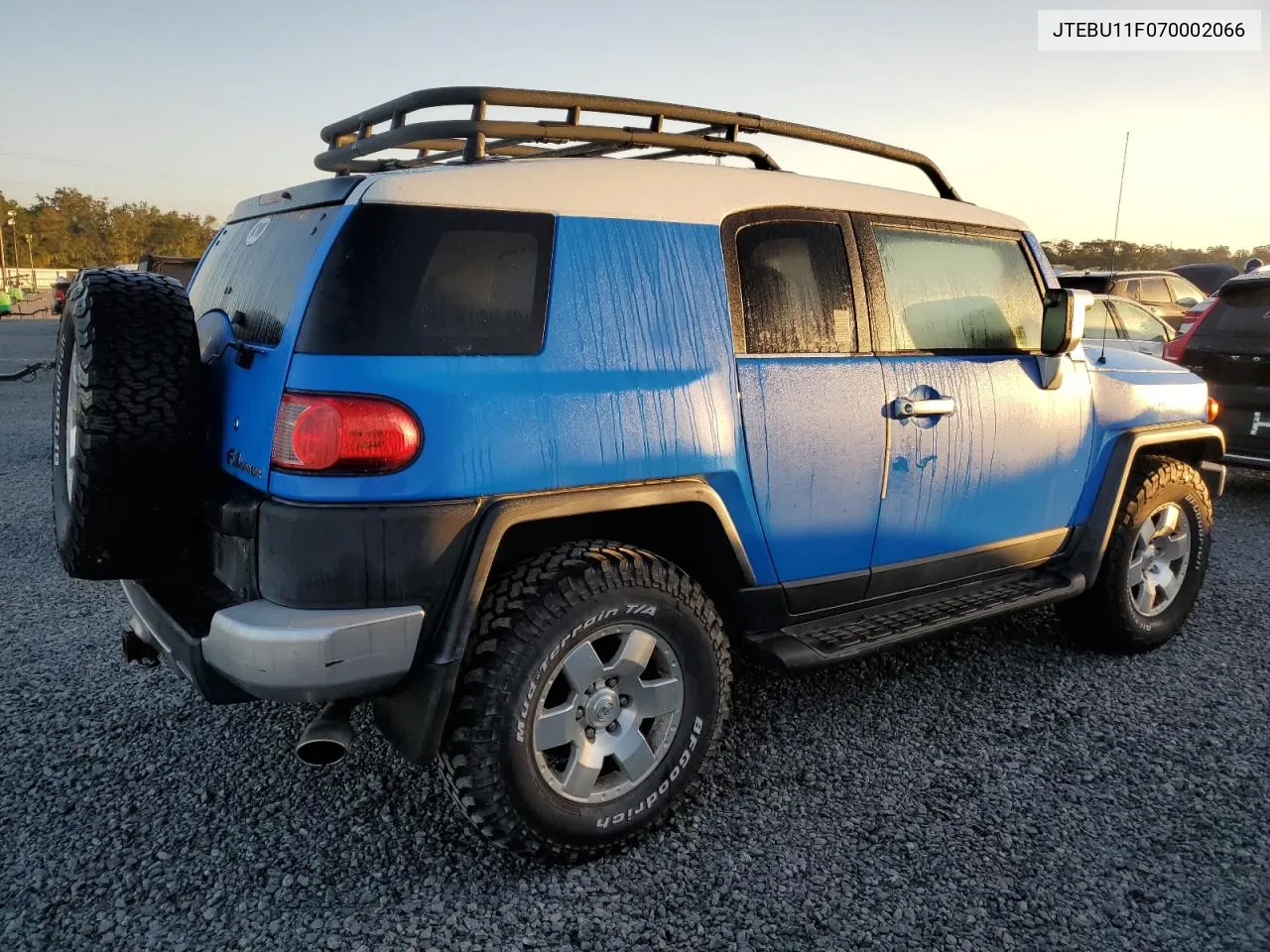 2007 Toyota Fj Cruiser VIN: JTEBU11F070002066 Lot: 75872164