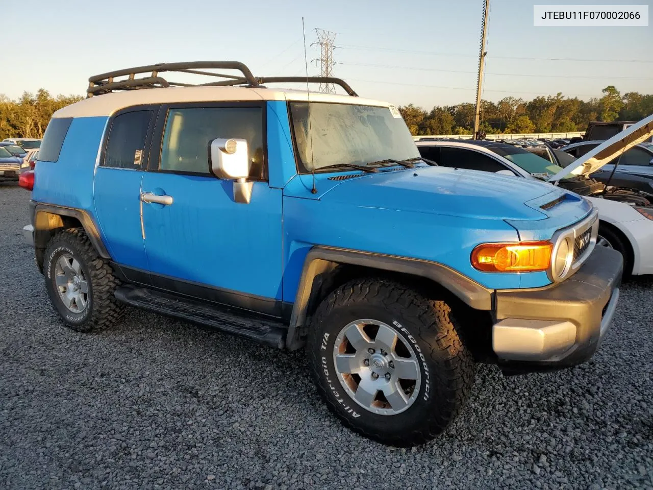 2007 Toyota Fj Cruiser VIN: JTEBU11F070002066 Lot: 75872164