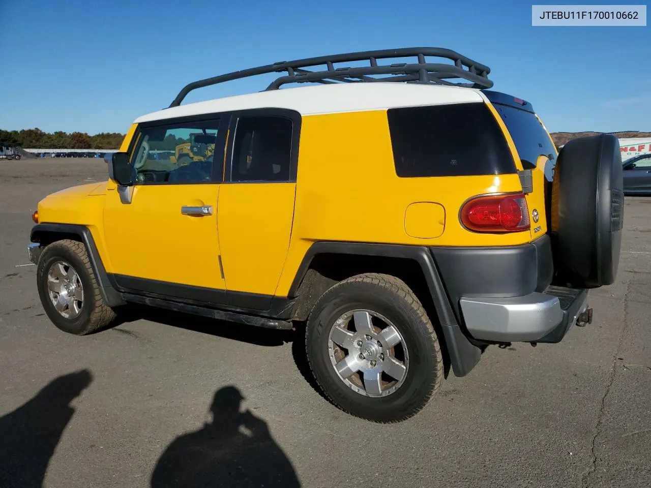 2007 Toyota Fj Cruiser VIN: JTEBU11F170010662 Lot: 75877004