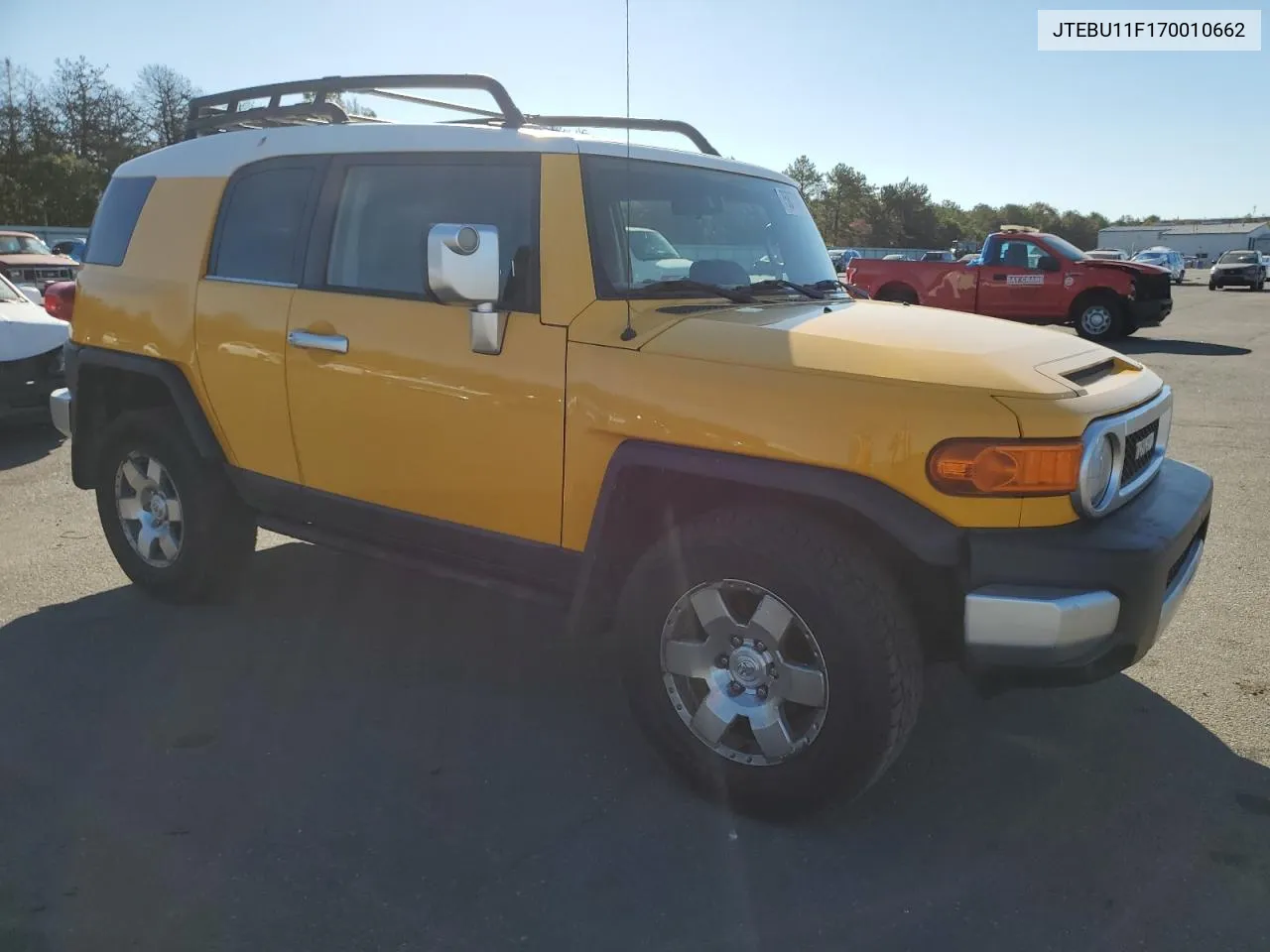 2007 Toyota Fj Cruiser VIN: JTEBU11F170010662 Lot: 75877004