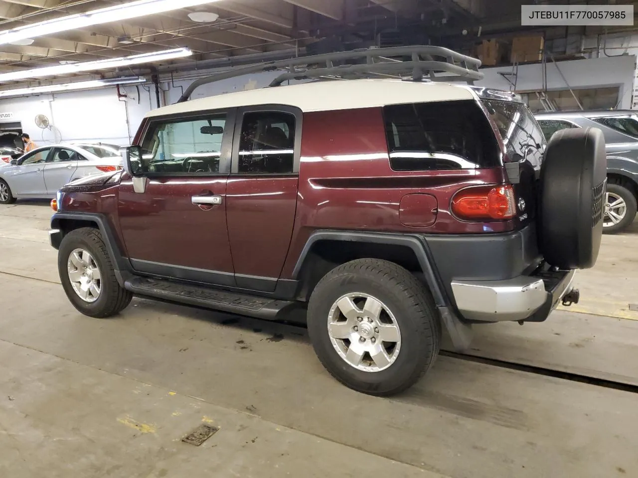 2007 Toyota Fj Cruiser VIN: JTEBU11F770057985 Lot: 76266744