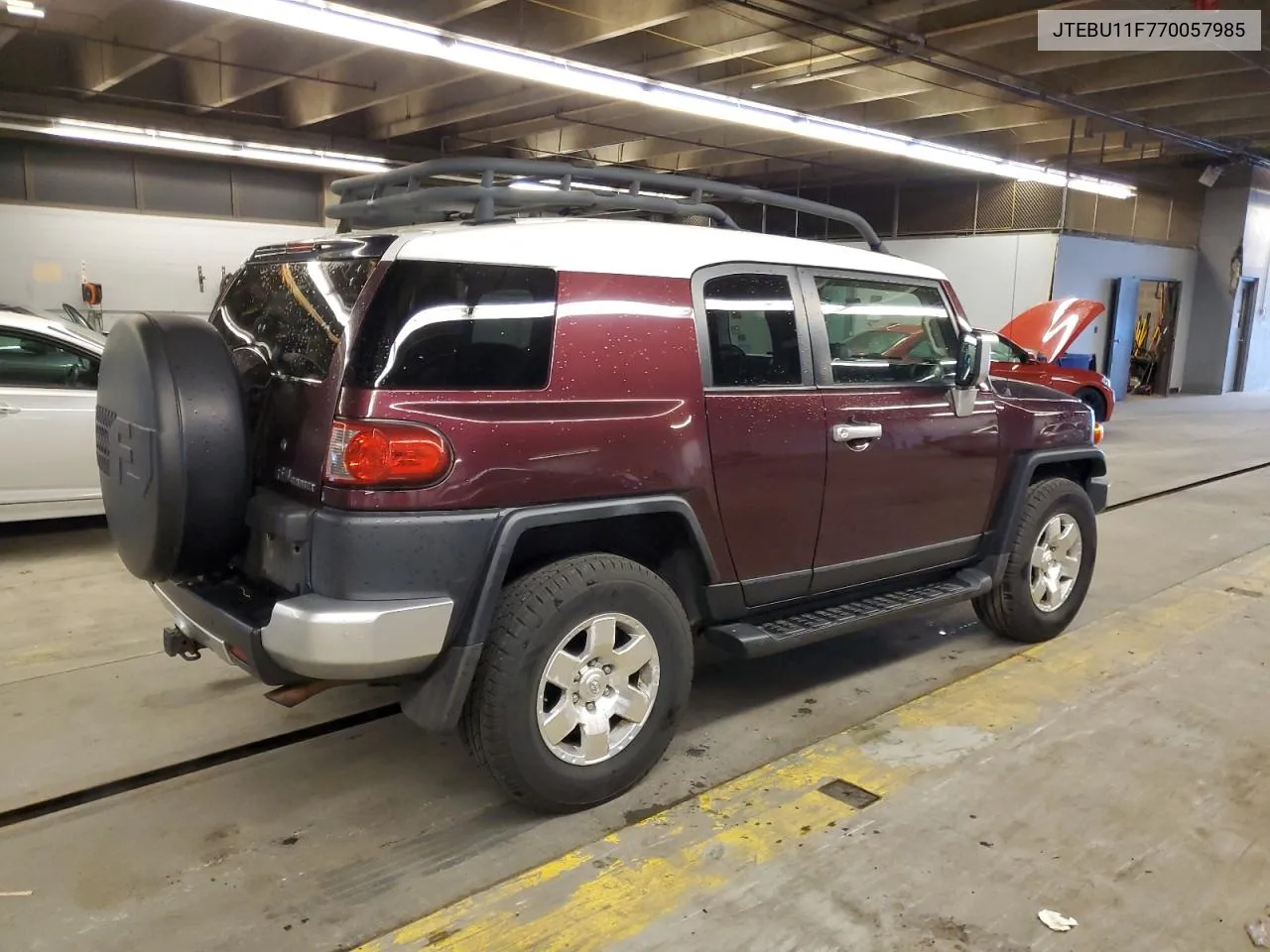 2007 Toyota Fj Cruiser VIN: JTEBU11F770057985 Lot: 76266744