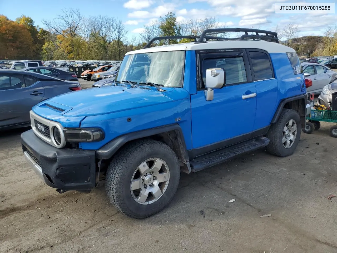 JTEBU11F670015288 2007 Toyota Fj Cruiser