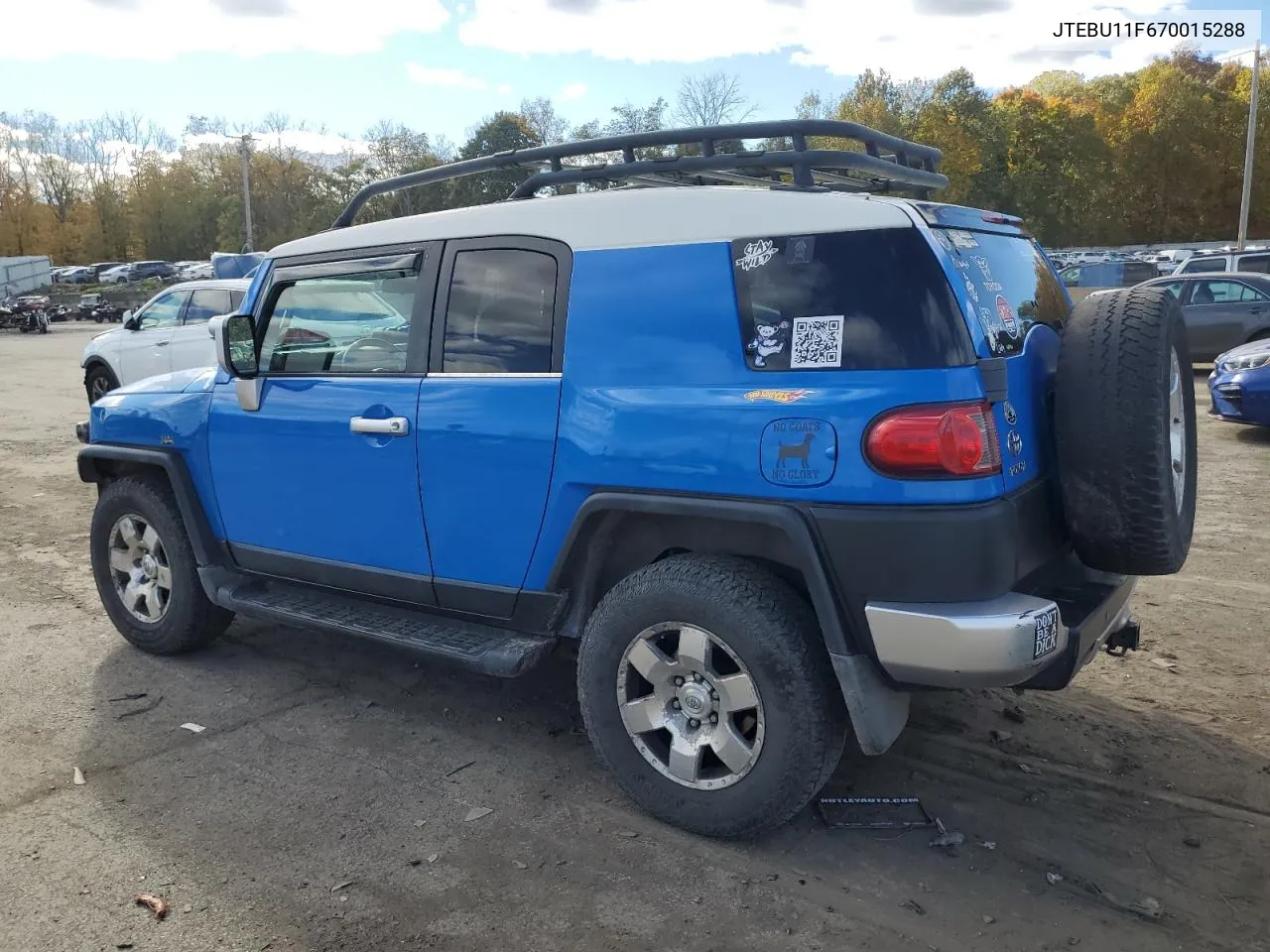 JTEBU11F670015288 2007 Toyota Fj Cruiser