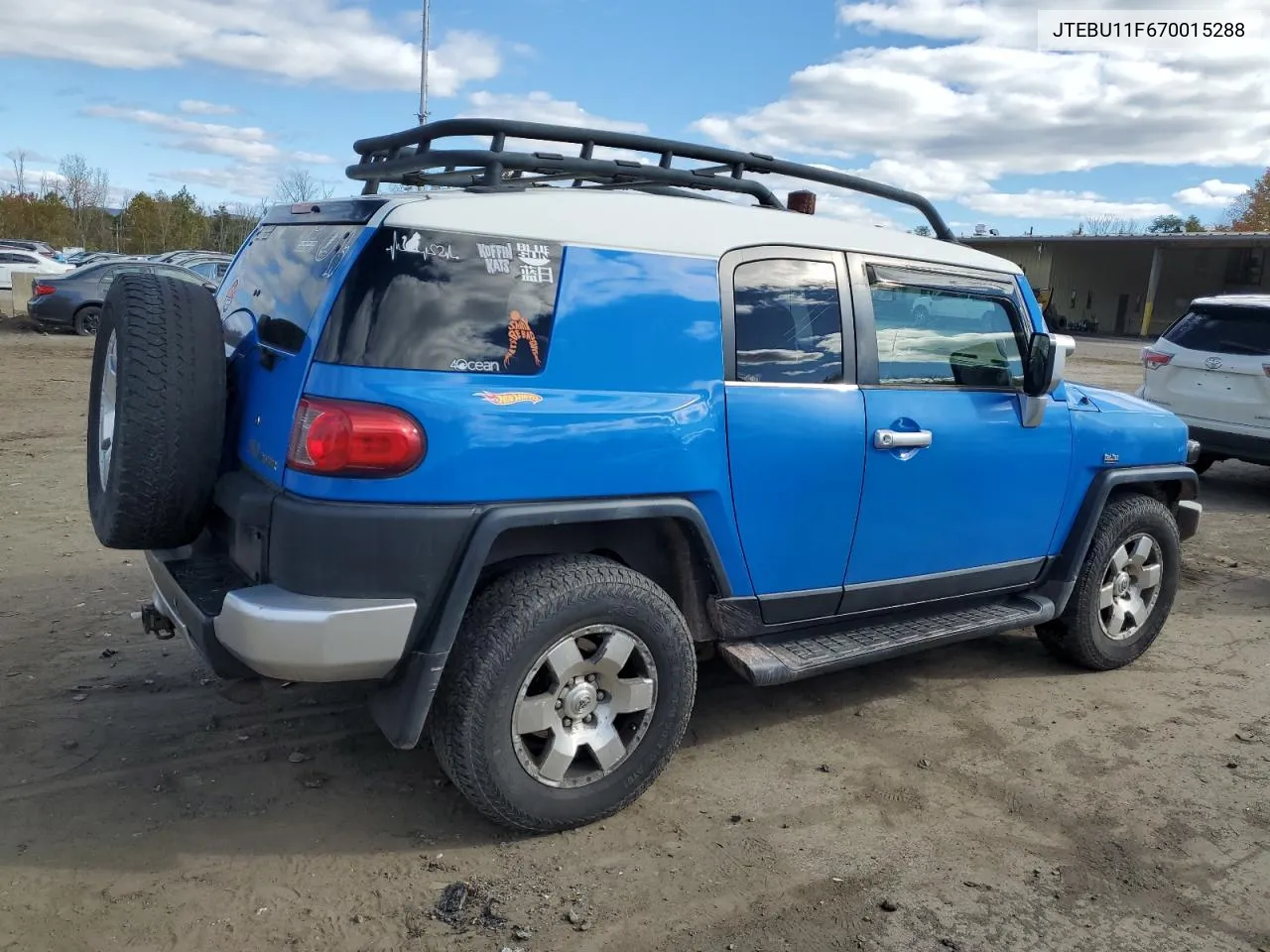 JTEBU11F670015288 2007 Toyota Fj Cruiser