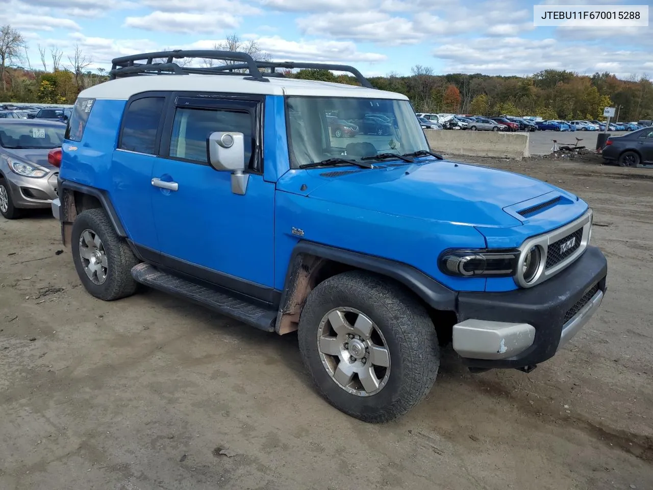 JTEBU11F670015288 2007 Toyota Fj Cruiser