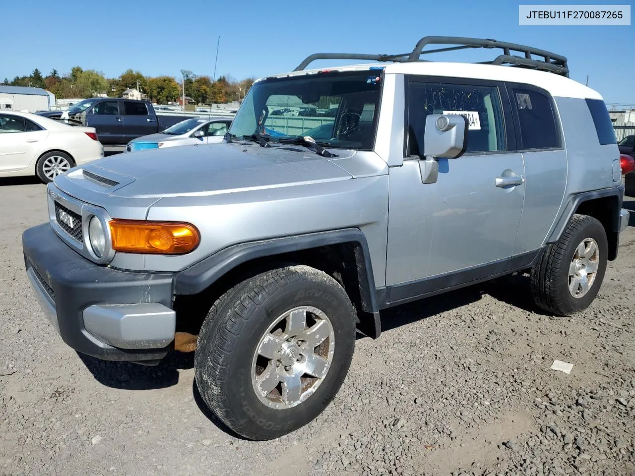 2007 Toyota Fj Cruiser VIN: JTEBU11F270087265 Lot: 76345704