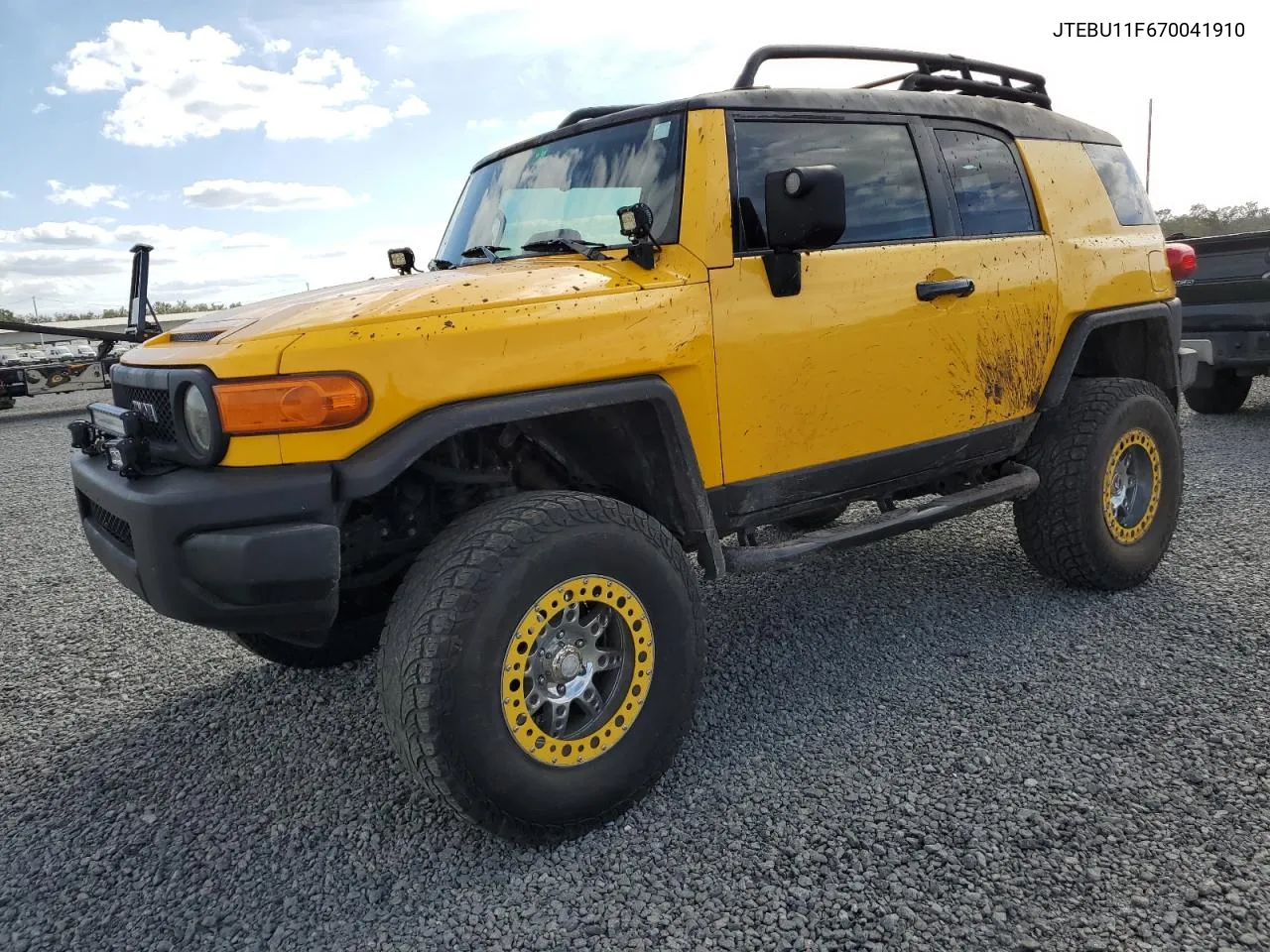 2007 Toyota Fj Cruiser VIN: JTEBU11F670041910 Lot: 76457004