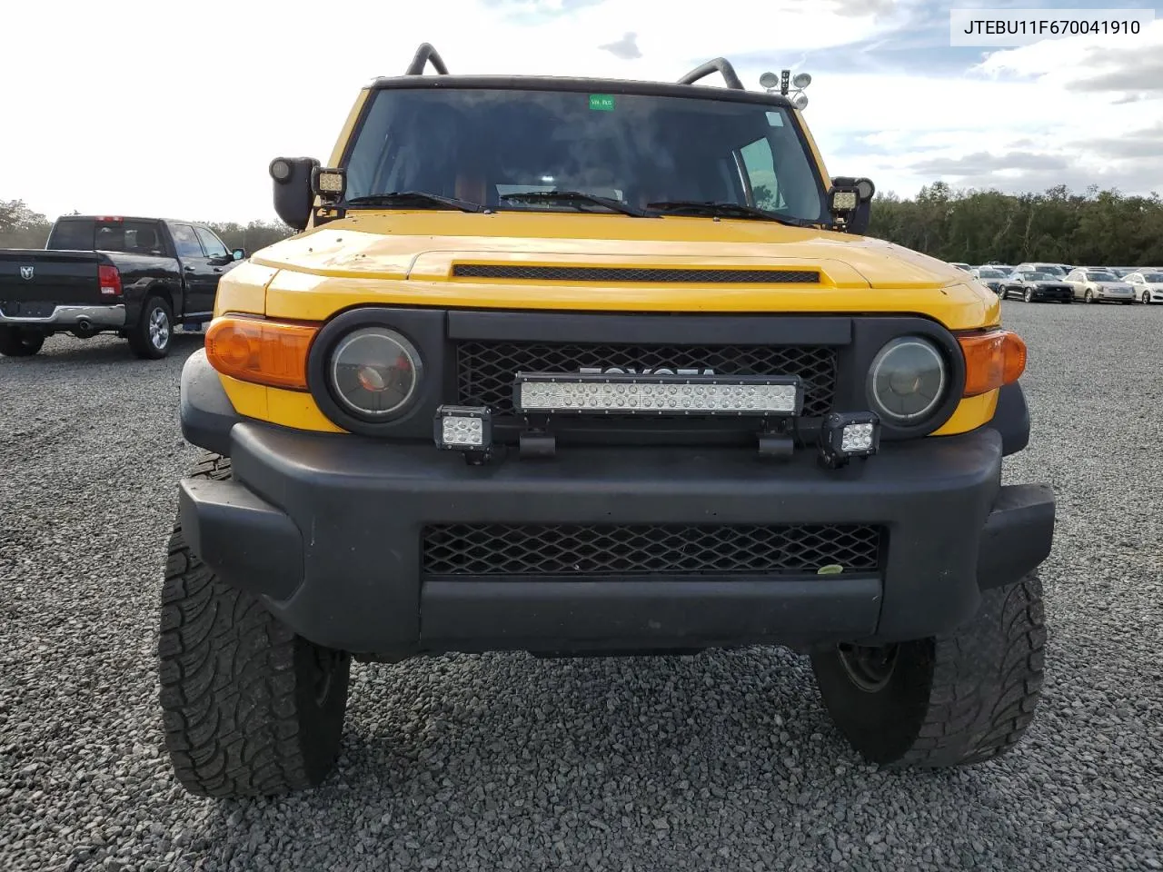 2007 Toyota Fj Cruiser VIN: JTEBU11F670041910 Lot: 76457004