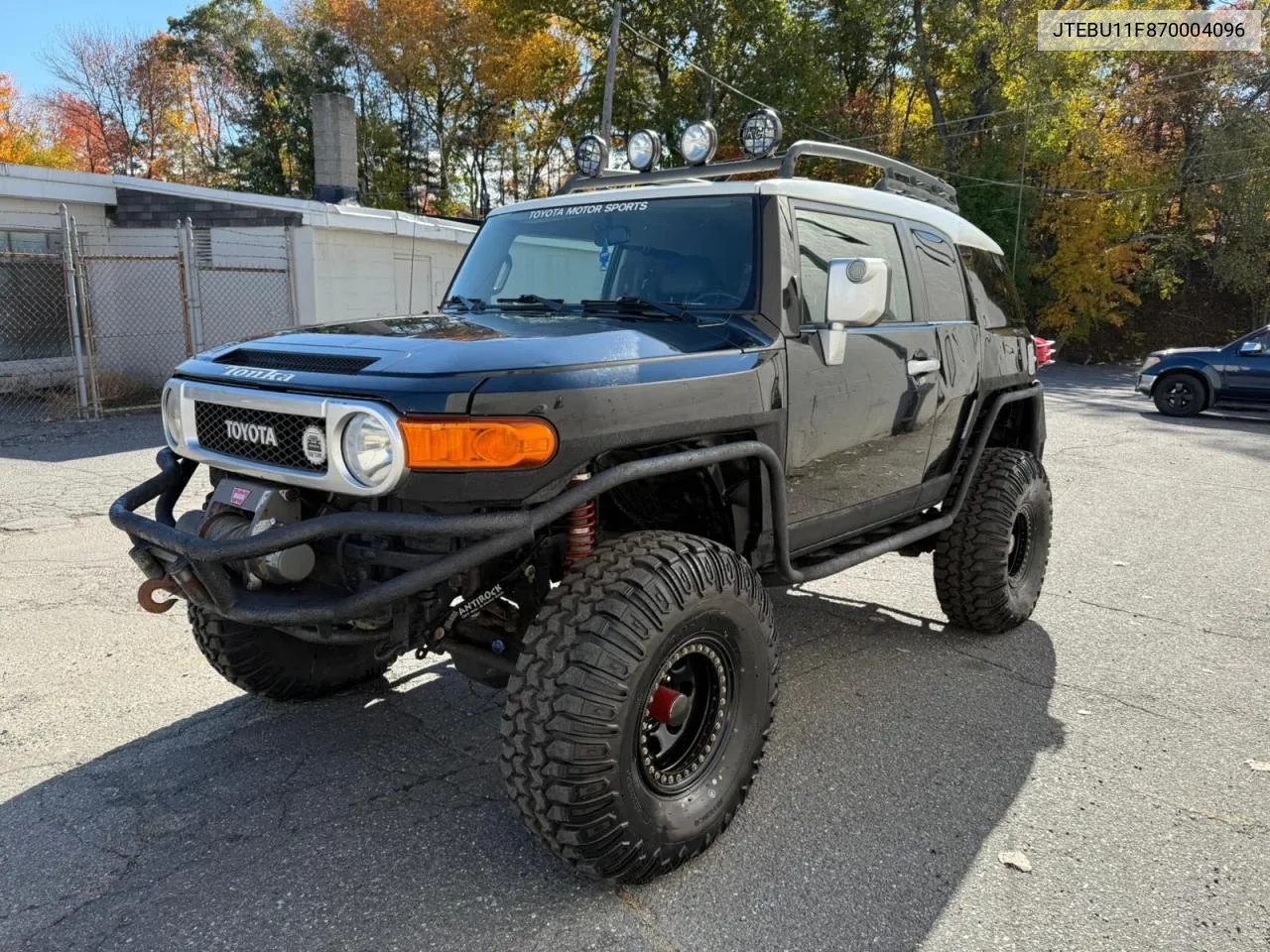 2007 Toyota Fj Cruiser VIN: JTEBU11F870004096 Lot: 76914584