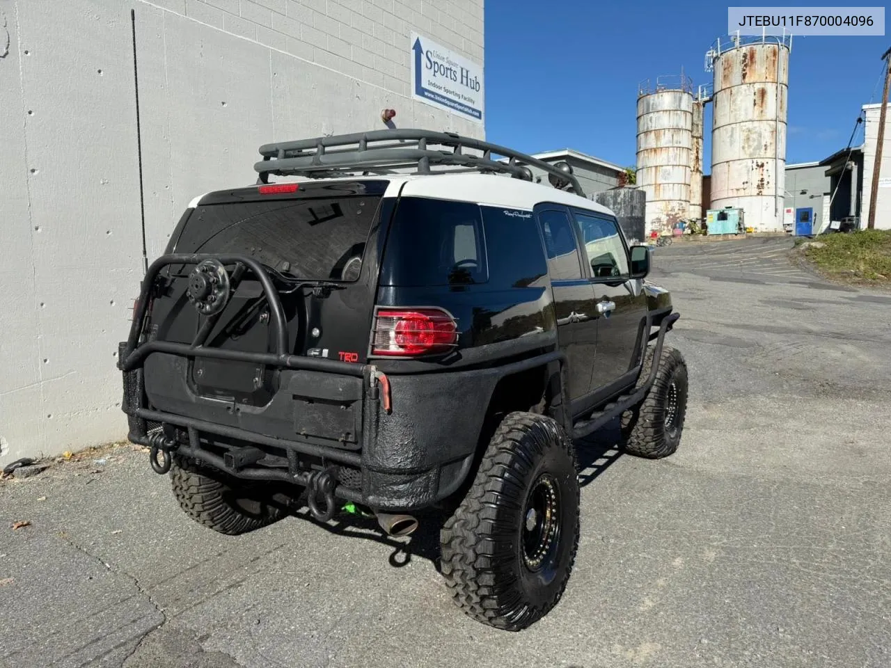 2007 Toyota Fj Cruiser VIN: JTEBU11F870004096 Lot: 76914584