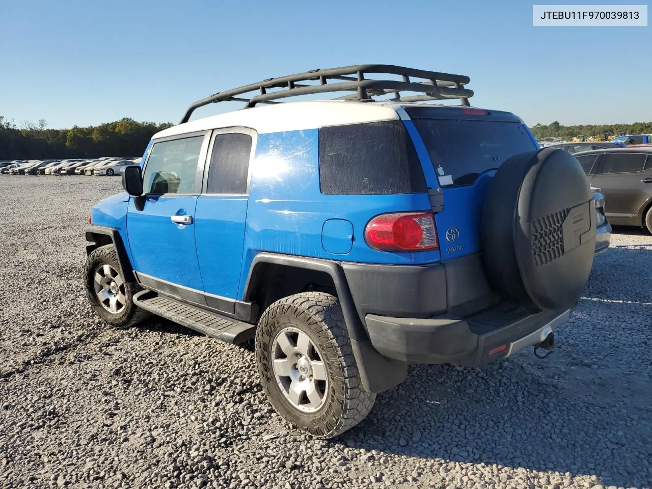 2007 Toyota Fj Cruiser VIN: JTEBU11F970039813 Lot: 76934554