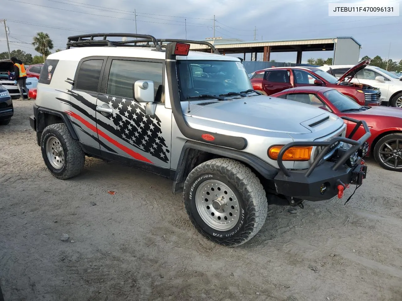 2007 Toyota Fj Cruiser VIN: JTEBU11F470096131 Lot: 77003094