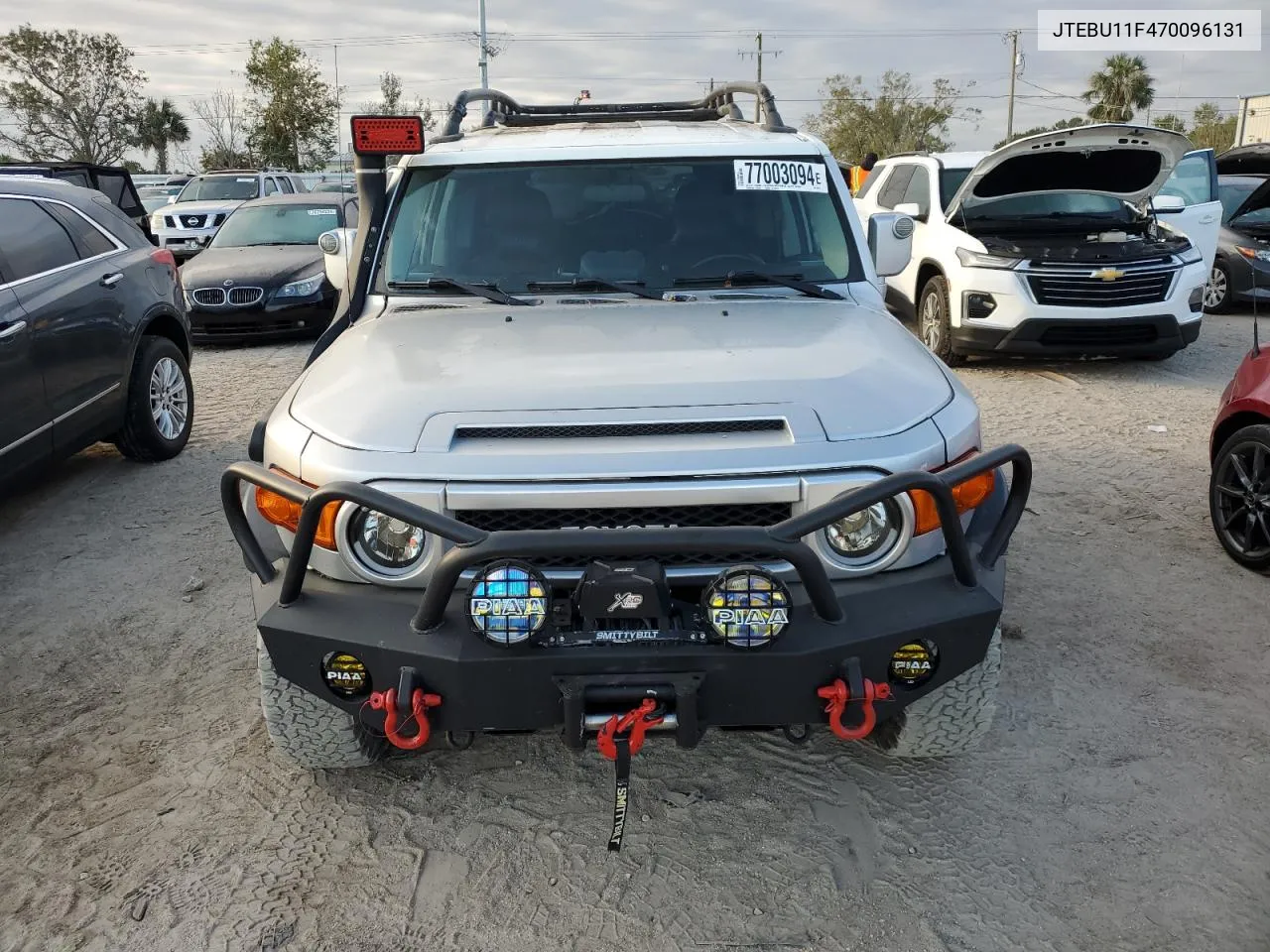 2007 Toyota Fj Cruiser VIN: JTEBU11F470096131 Lot: 77003094