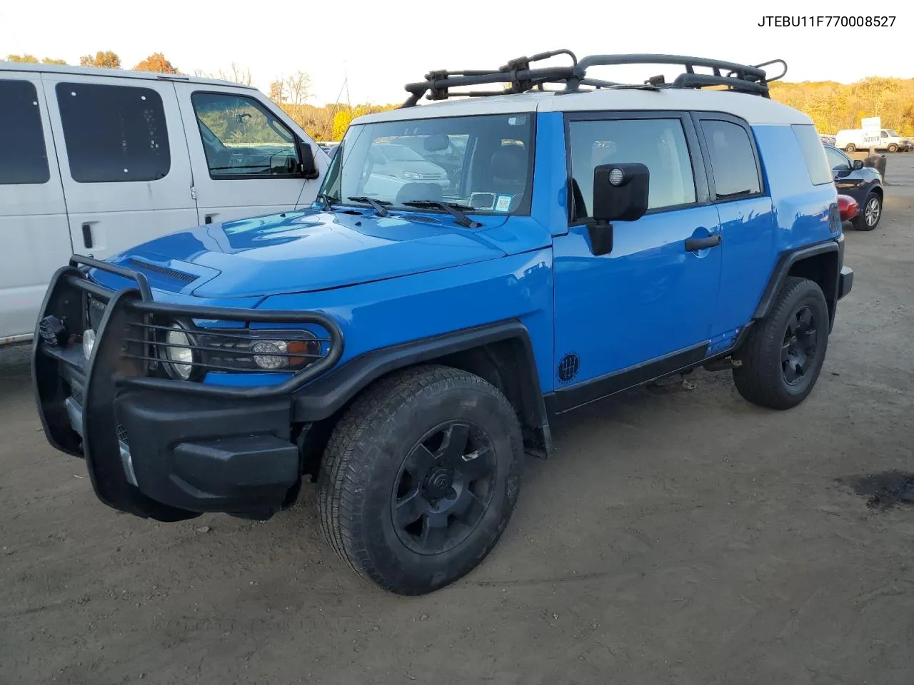 2007 Toyota Fj Cruiser VIN: JTEBU11F770008527 Lot: 77184854