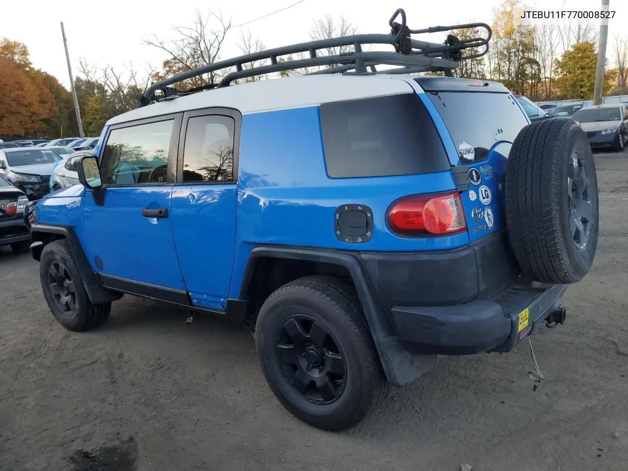 2007 Toyota Fj Cruiser VIN: JTEBU11F770008527 Lot: 77184854