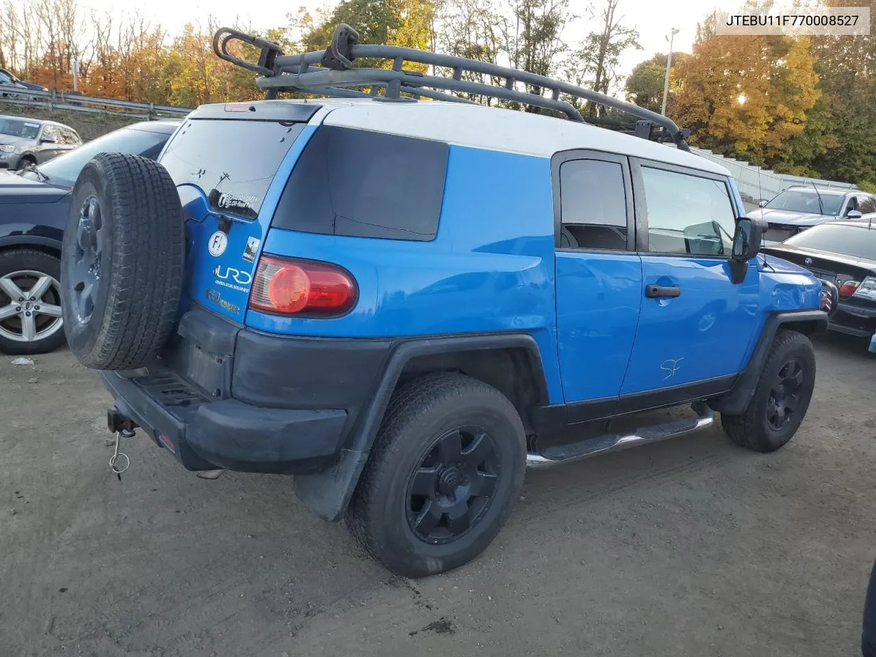 2007 Toyota Fj Cruiser VIN: JTEBU11F770008527 Lot: 77184854