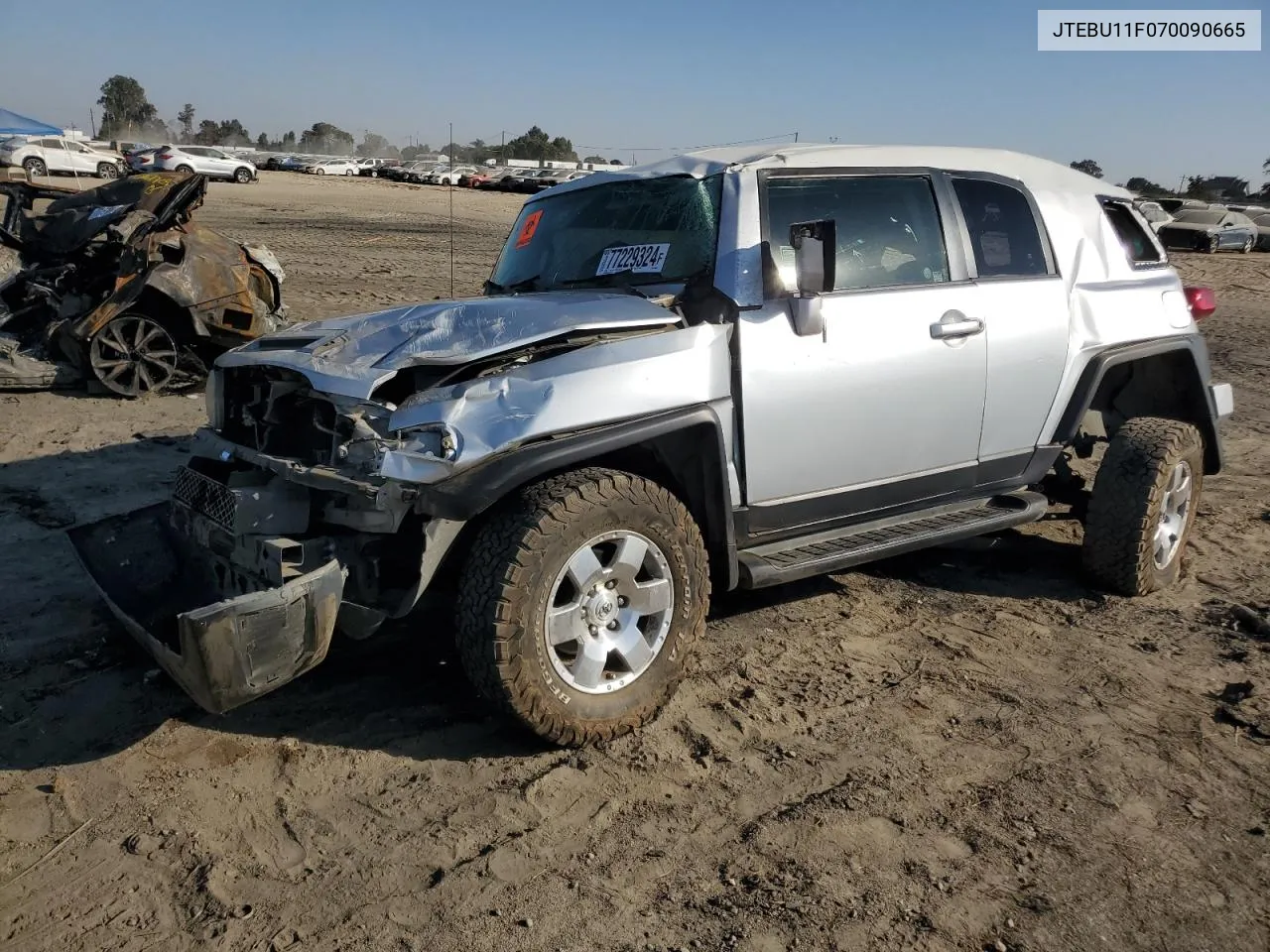 2007 Toyota Fj Cruiser VIN: JTEBU11F070090665 Lot: 77229324