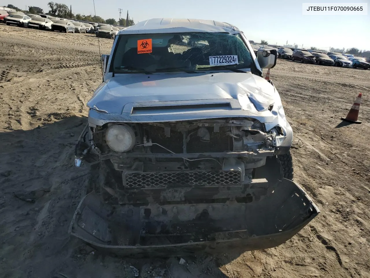 2007 Toyota Fj Cruiser VIN: JTEBU11F070090665 Lot: 77229324