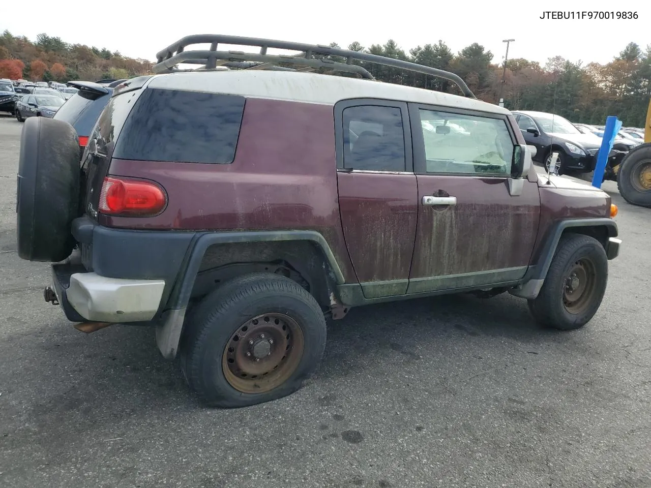 2007 Toyota Fj Cruiser VIN: JTEBU11F970019836 Lot: 77312954