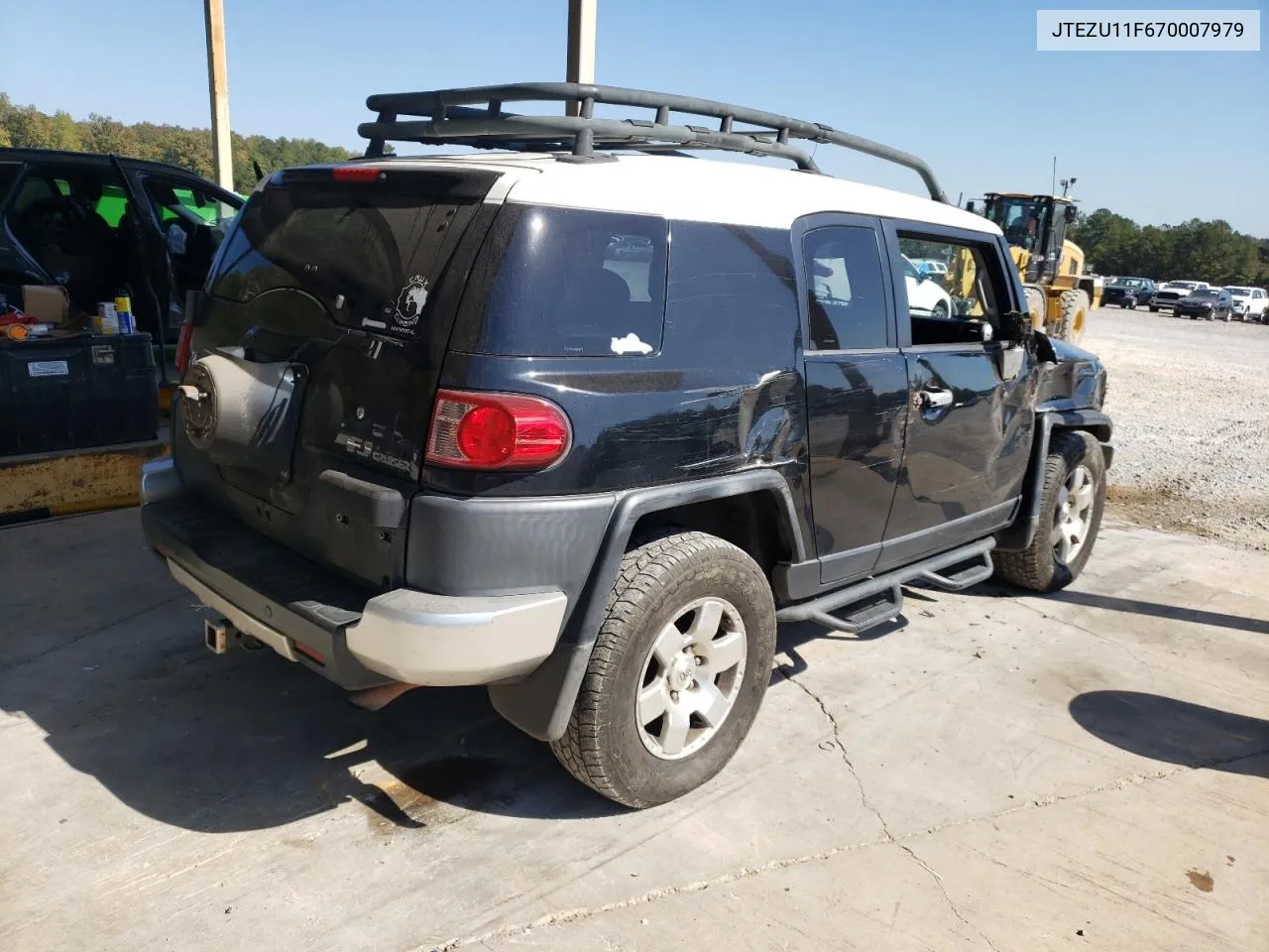 2007 Toyota Fj Cruiser VIN: JTEZU11F670007979 Lot: 77495824