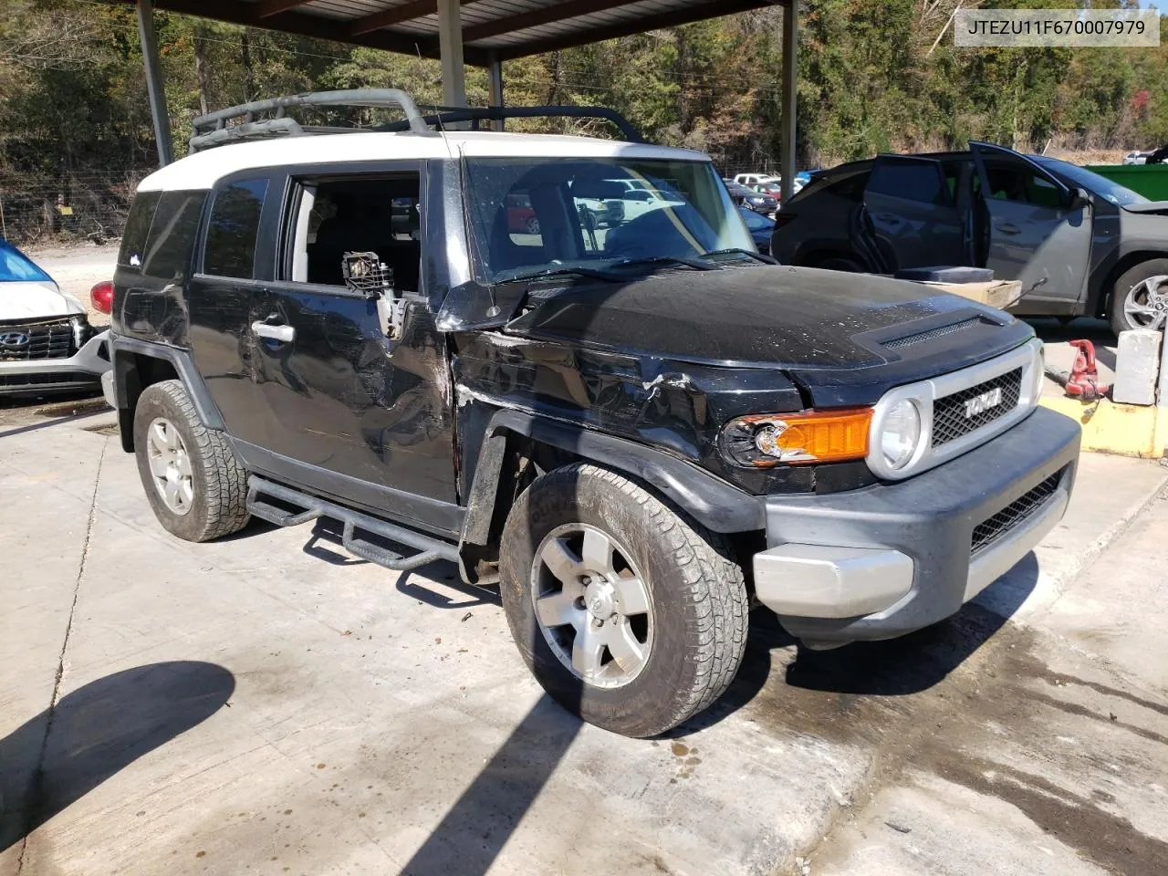 2007 Toyota Fj Cruiser VIN: JTEZU11F670007979 Lot: 77495824