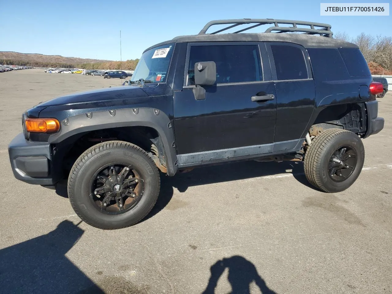 2007 Toyota Fj Cruiser VIN: JTEBU11F770051426 Lot: 78027684