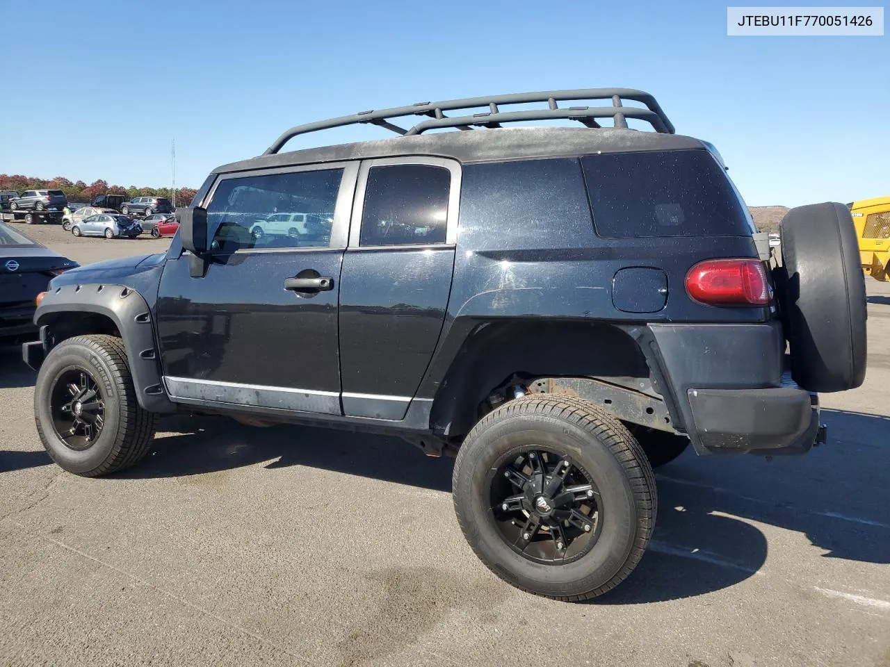 2007 Toyota Fj Cruiser VIN: JTEBU11F770051426 Lot: 78027684