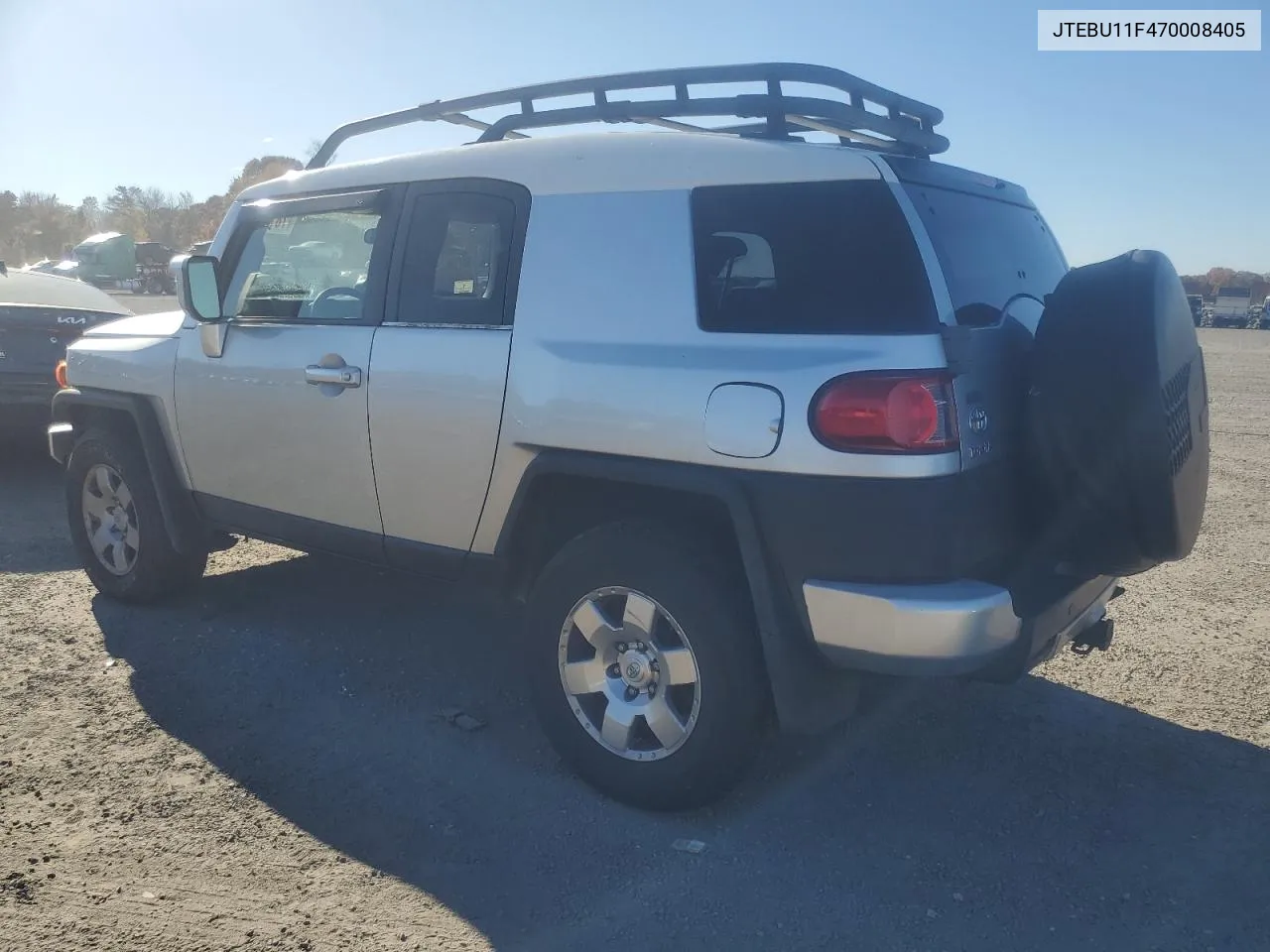 2007 Toyota Fj Cruiser VIN: JTEBU11F470008405 Lot: 78137054